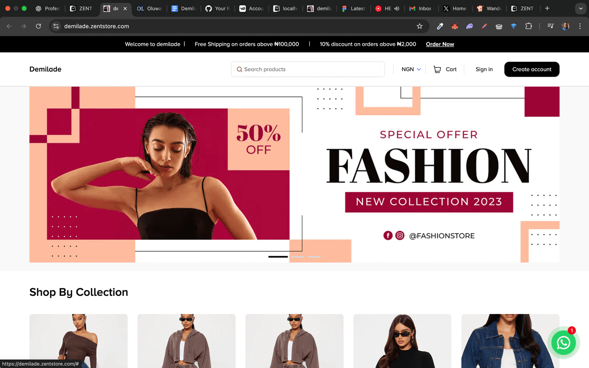 Zentstore StoreFront